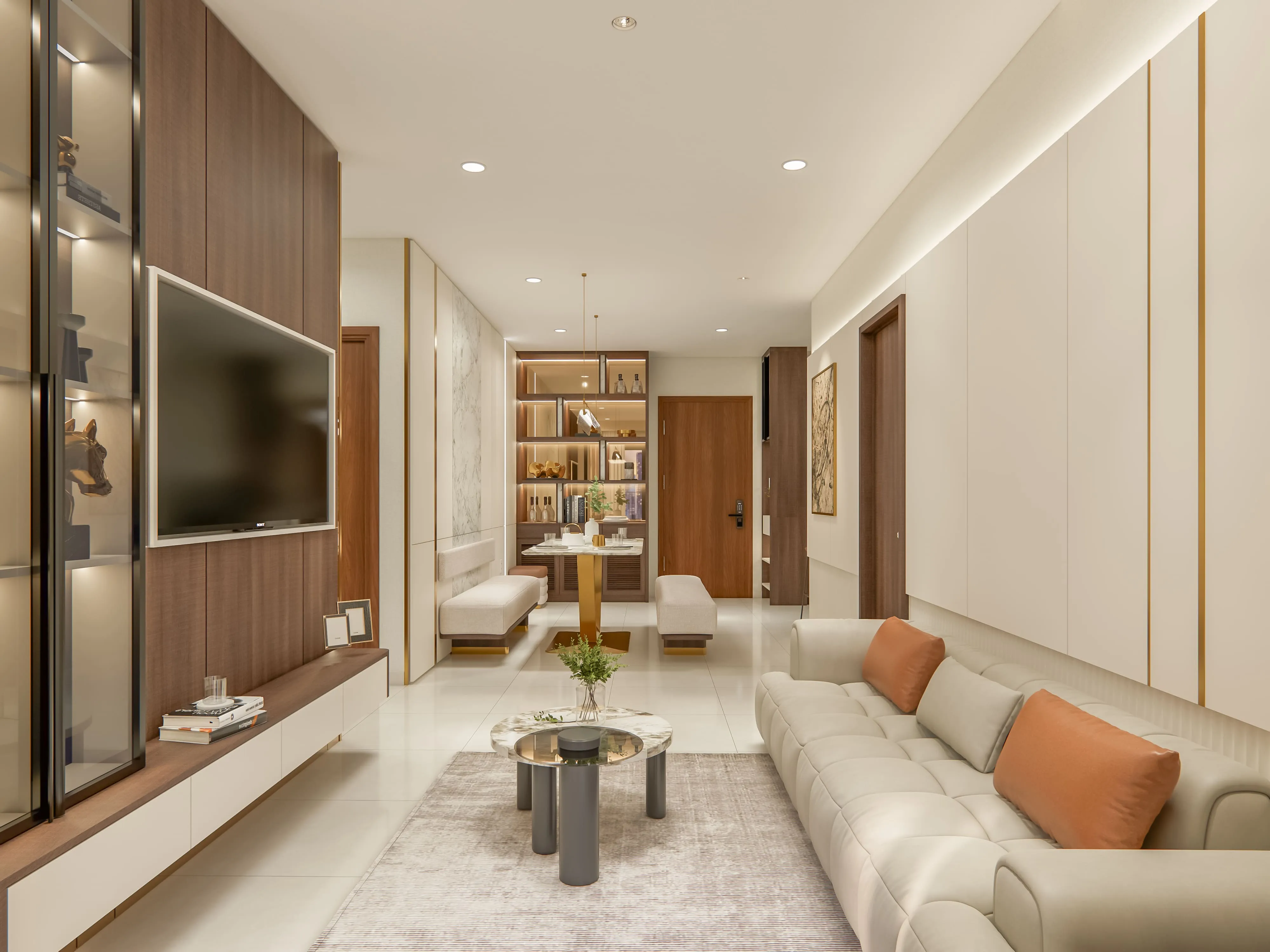 Căn hộ mẫu thực tế Bcons NewSky 4